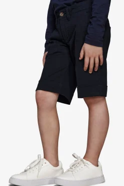 Bermuda chino basic in cotone blu Kids
