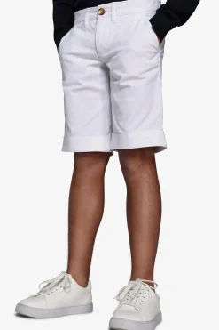 Bermuda chino basic in cotone bianco Kids