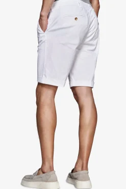 Bermuda chino basic in cotone bianco