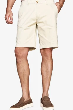 Bermuda chino basic in cotone cream