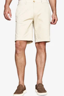 Bermuda chino basic in cotone cream