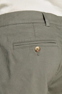 Bermuda chino basic in cotone verde