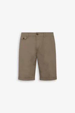 Bermuda gabardina ecrù