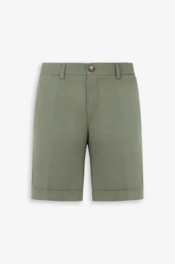 Bermuda gabardina verde