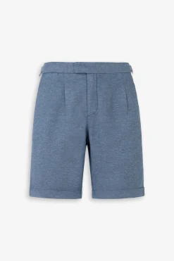 Bermuda melange misto lino denim