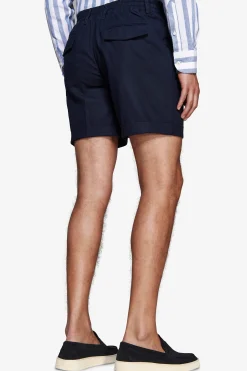 Bermuda misto lino blu