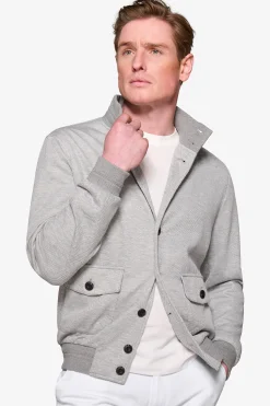 Bomber "Break" grigio melange