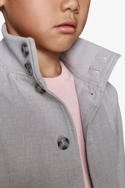 Bomber tela stretch grigio Kids