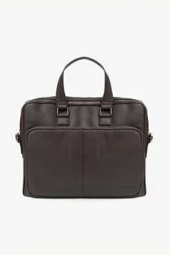 Borsa 24h in saffiano moro