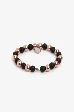 Bracciale perle medie rosa