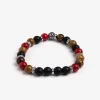Bracciale perle medie rosso