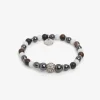 Bracciale perle piccole bianco