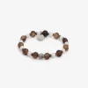 Bracciale perle piccole tortora