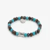 Bracciale perle piccole turchese