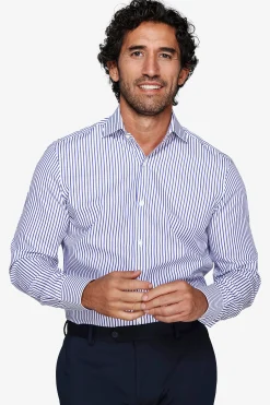 Camicia a righe royal slim