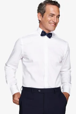 Camicia da smoking collo rialzato slim