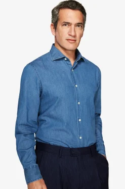 Camicia denim chambray