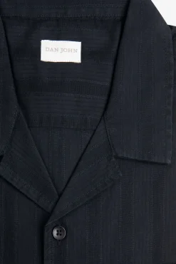 Camicia hawaiana armaturata nera