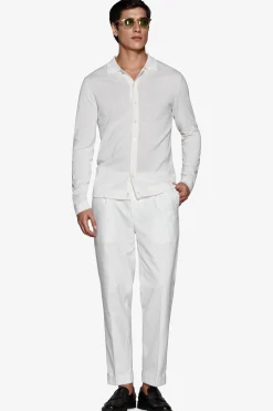 Camicia in maglia bianca