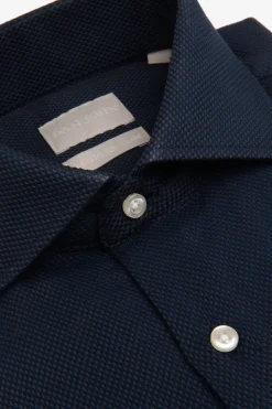 Camicia "la Picoco" operata blu