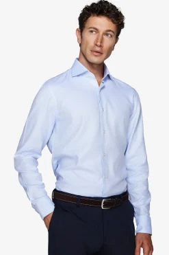 Camicia "la Picoco" operata celeste slim