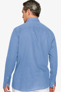 Camicia misto lino relaxed avion