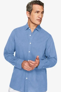 Camicia misto lino relaxed avion