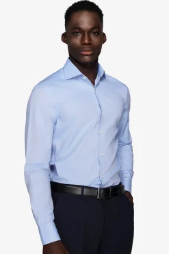 Camicia oxford azzurra slim