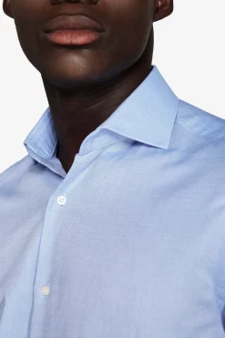 Camicia oxford azzurra slim