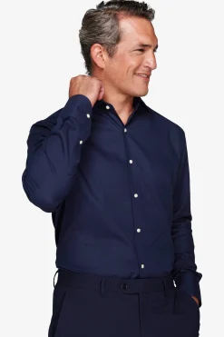 Camicia oxford blu slim