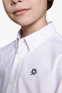 Camicia oxford button down bianca Kids