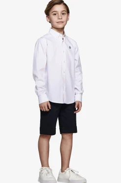 Camicia oxford button down bianca Kids