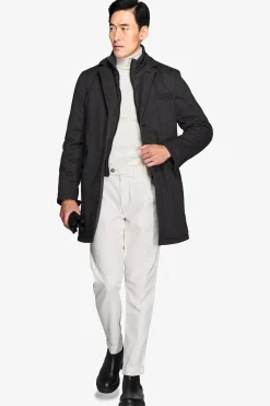 Cappotto trapuntato antracite