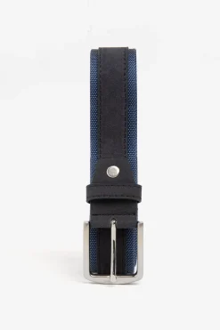 Cintura bimateriale blu