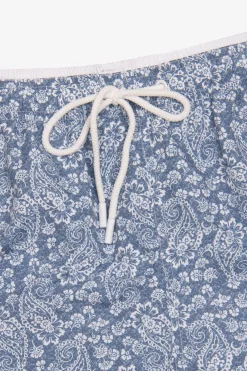 Costume da bagno fantasia cashmere azzurro