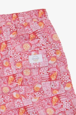 Costume da bagno fantasia fiore rosa