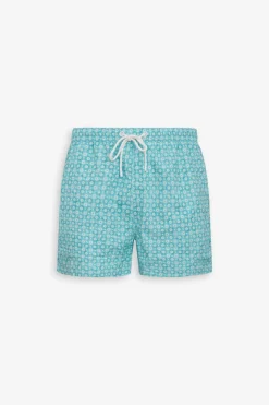 Costume da bagno fantasia fiori verde