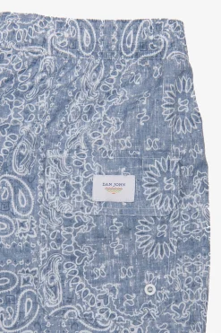 Costume da bagno stampa cashmere denim
