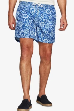 Costume da bagno stampa fiori avion