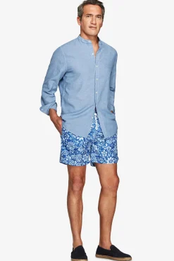 Costume da bagno stampa fiori avion