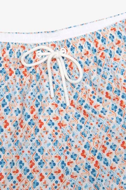 Costume da bagno stampa gigli arancione
