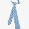 Cravatta a fiori azzurra Kids