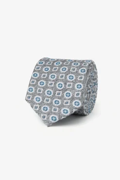 Cravatta bicolore grigio