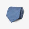 Cravatta jacquard micro fantasia cielo