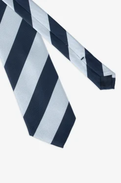 Cravatta regimental blu