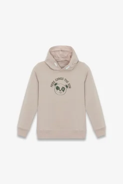 Felpa con cappuccio sabbia Kids