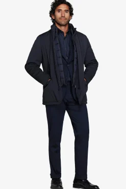 Field jacket tecnica blu