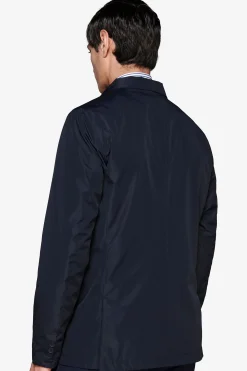 Field jacket tecnica blu