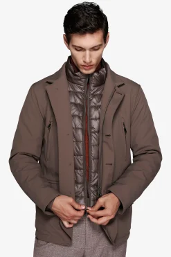 Field jacket tecnica tortora