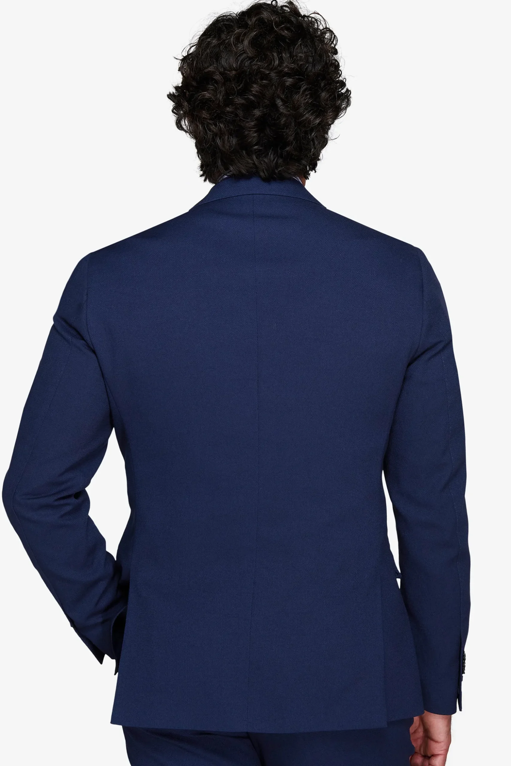 Giacca armaturata blu slim